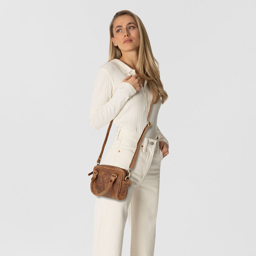 Vintage Leather Handle Bag